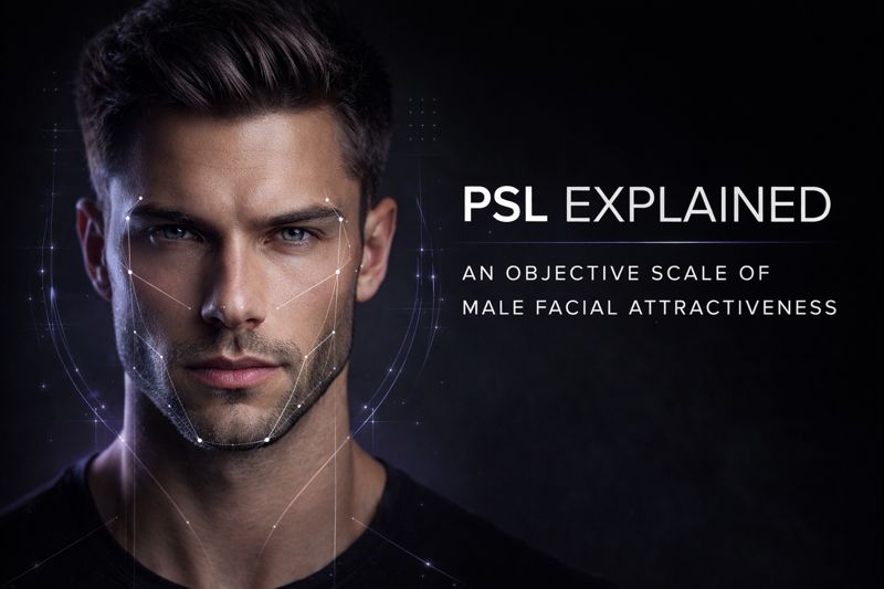 PSL Explained: The Objective Science Behind Male Facial Attractiveness